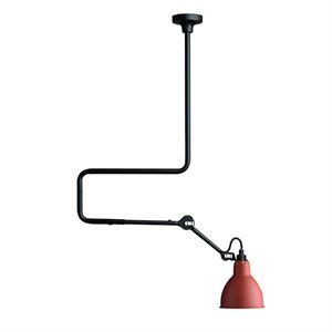 Lampe Gras N312 Ceiling Lamp Mat Black & Red