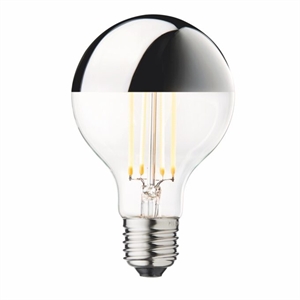 Design By Us Globe E27 -lamppu Ø8 Hopea