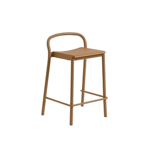 Muuto Linear Steel Bar Stool 65 cm Burnt Orange