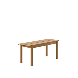 Muuto Linear Steel Bench Burnt Orange 110 X 34 cm