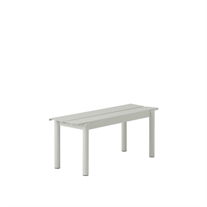 Muuto Linear Steel Bench 110 X 34 cm Gray