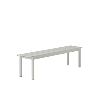 Muuto Linear Steel Bench 170 X 34 cm Gray