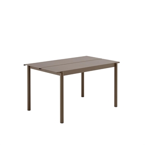 Muuto Linear Steel -pöytä 140x75 cm Taupe
