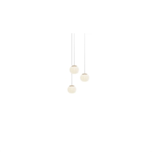 Luceplan Lita Multiple Pendant Ø14 Opal & Ash