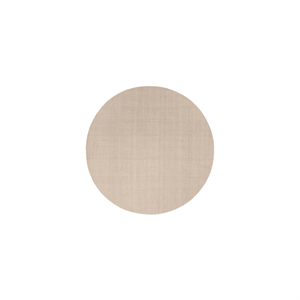Louise Roe Found 05 -matto, Ø220, hiottu beige