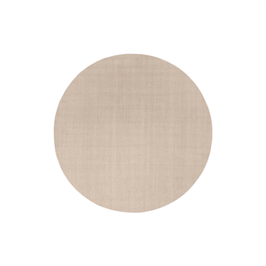 Louise Roe Found 06 -matto, Ø320, hiottu beige