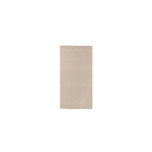 Louise Roe Found 01 -matto 90x180, hiottu beige