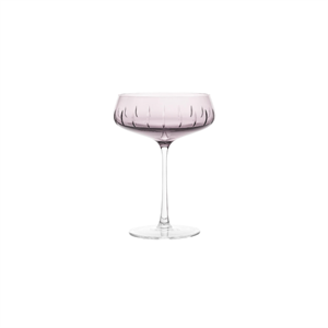 Louise Roe Champagne Coupe Single Cut -samppanjalasisetti, 4 kpl, ruusukulta