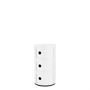 Kartell Componibili 3 Cabinet Matt White