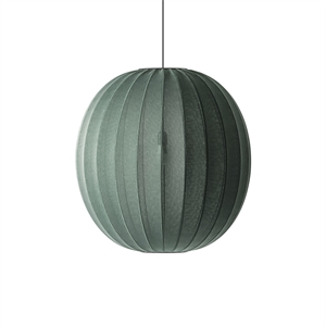 Made By Hand Knit-Wit Pyöreä Riipus Ø75 Tweedvihreä