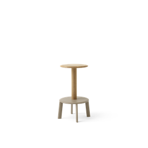 &Tradition Massif AV39 Bar Stool Oak/ Gray Beige