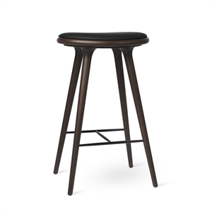 Mater High Stool Bar Stool Dark Stained Beech 74cm