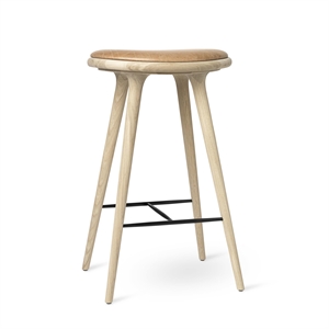 Mater High Stool Bar Stool Soap-treated Oak 74cm