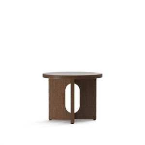 Audo Androgyne Round Coffee Table Dark Oak