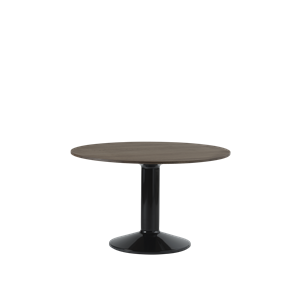 Muuto Middle Dining Table Ø120 Dark Oiled Oak/ Black