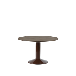 Muuto Middle Dining Table Ø120 Dark Oiled Oak/Dark Red