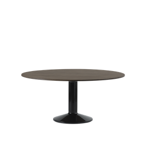 Muuto Middle Dining Table Ø160 Dark Oiled Oak/ Black