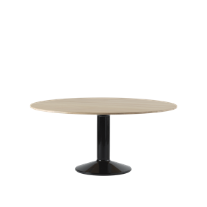 Muuto Middle Dining Table Ø160 Oiled Oak/ Black