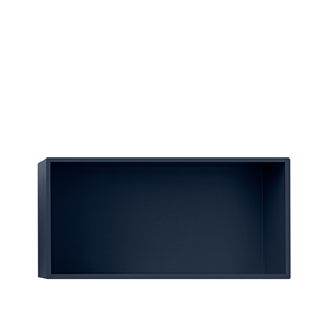 Muuto Mini pinottu hyllyjärjestelmä Large Midnight Blue