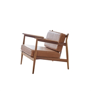 Magnus Olesen 107 Armchair Oiled Teak/Dunes Cognac 21000