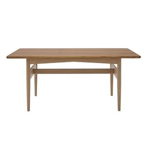 Magnus Olesen 107 Coffee Table White Oiled Oak/Teak Veneer