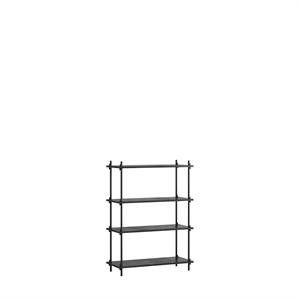 MOEBE S.115.1.A Shelving System Black/ Black