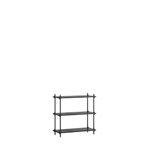 MOEBE S.85.1.A Shelving System Black/ Black