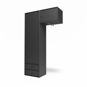 Montana Selection Attire II -vaatekaappi ripustustangolla 04 - antrasiitti