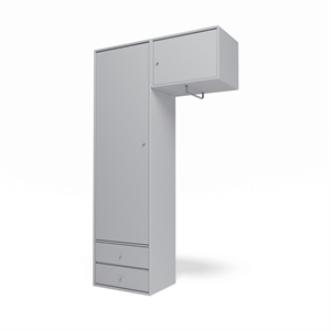 Montana Selection Attire II -vaatekaappi ripustuskiskoilla 02-Fjord