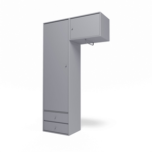 Montana Selection Attire II -vaatekaappi ripustuskiskolla 100-Graphic