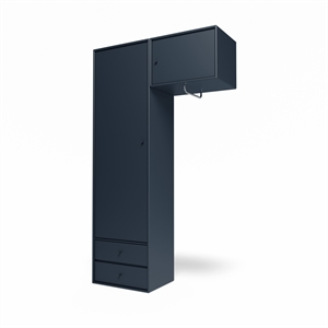 Montana Selection Attire II -vaatekaappi ripustustangolla 138 - kataja