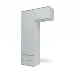 Montana Selection Attire II -vaatekaappi Ripustuskiskolla 156-Oyster