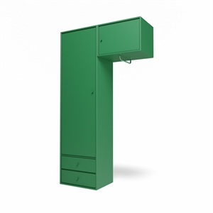 Montana Selection Attire II -vaatekaappi Ripustuskiskolla 152-Parsley