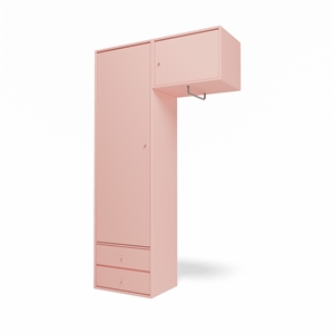 Montana Selection Attire II -vaatekaappi Ripustuskiskolla, 167-Ruby