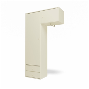 Montana Selection Attire II -vaatekaappi Ripustuskiskolla 150 - Vanilja