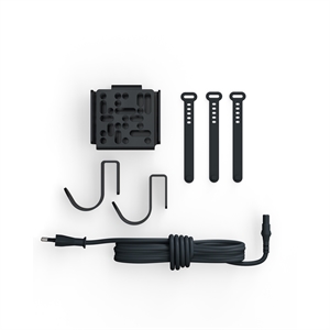 Jalustakiinnikepaketti, hiilenharmaa