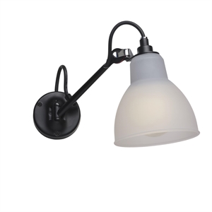 Lampe Gras N104 Kylpyhuoneen Seinävalaisin Musta/polykarbonaatti – DCWéditions