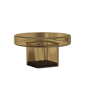 NORR11 Naked-sohvapöytä H30 Meripihka/Lasi