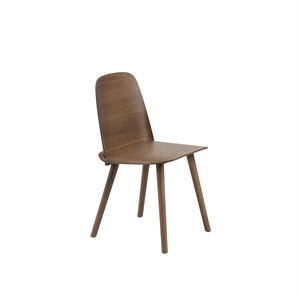 Muuto Nerd Dining Chair Stained Dark Brown