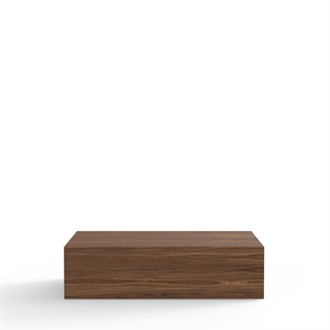 New Works Mass Coffee Table Tall Walnut