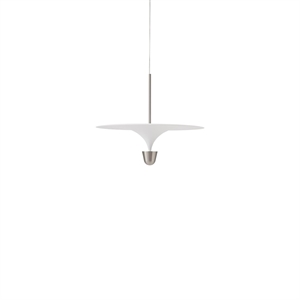 New Works Chanterelle-riippuvalaisin Ø60 Alumiini/valkoinen