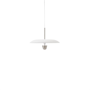 New Works Chanterelle-riippuvalaisin Ø55 alumiini/valkoinen