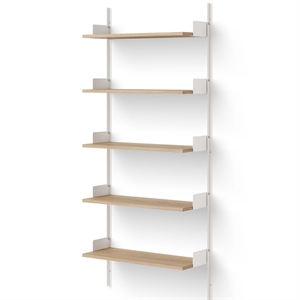 New Works Wall Shelf 1900 Oak/ White