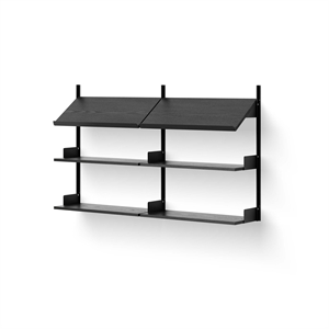 New Works Office Shelf 900 Black