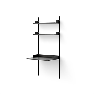 New Works Study Bookcase 1900 Ash Wood/ Black