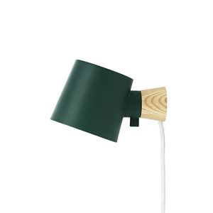 Normann Copenhagen Rise Wall Lamp Petroleum Green