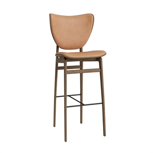 NORR11 Elephant Bar Stool H75 cm Light Smoked Oak/Camel 21004