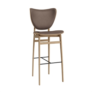 NORR11 Elephant Barstool H75 cm Oak/Dark Brown 21001