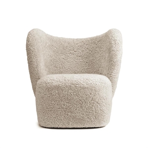 NORR11 Little Big Armchair Swivel Sheepskin Moonlight