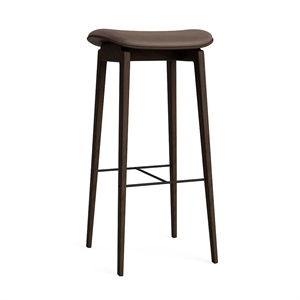 NORR11 NY11 Bar Stool H75 cm Dark Smoked Oak/Dark Brown 21001